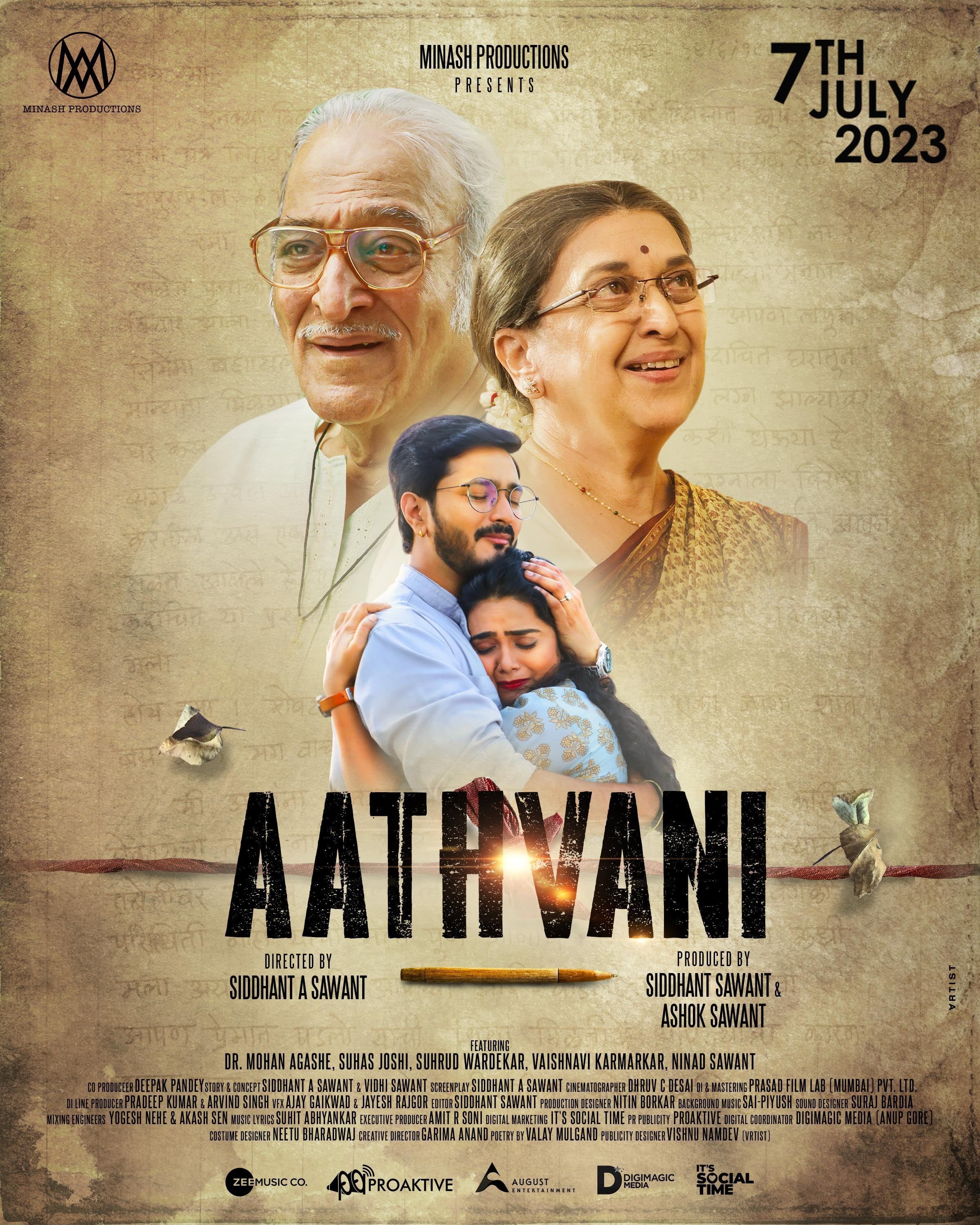 Aathvani (2023) Marathi ORG HDRip Full Movie 720p 480p