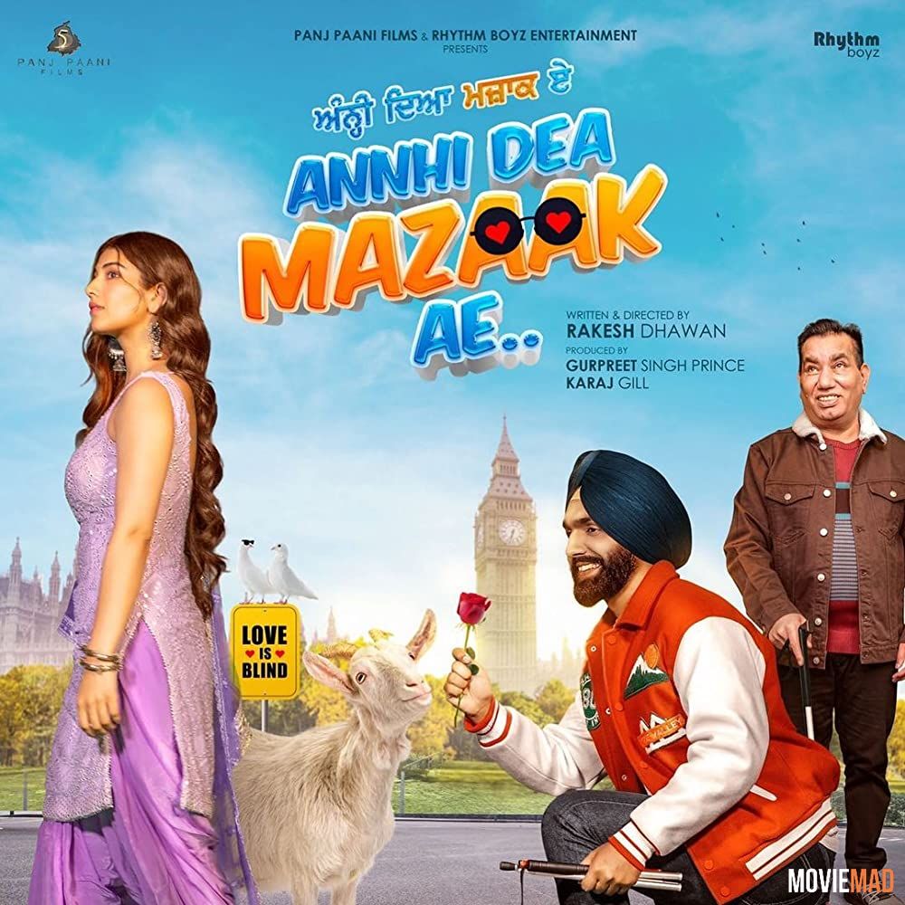 Annhi Dea Mazaak Ae (2023) Punjabi HDRip Full Movie 720p 480p