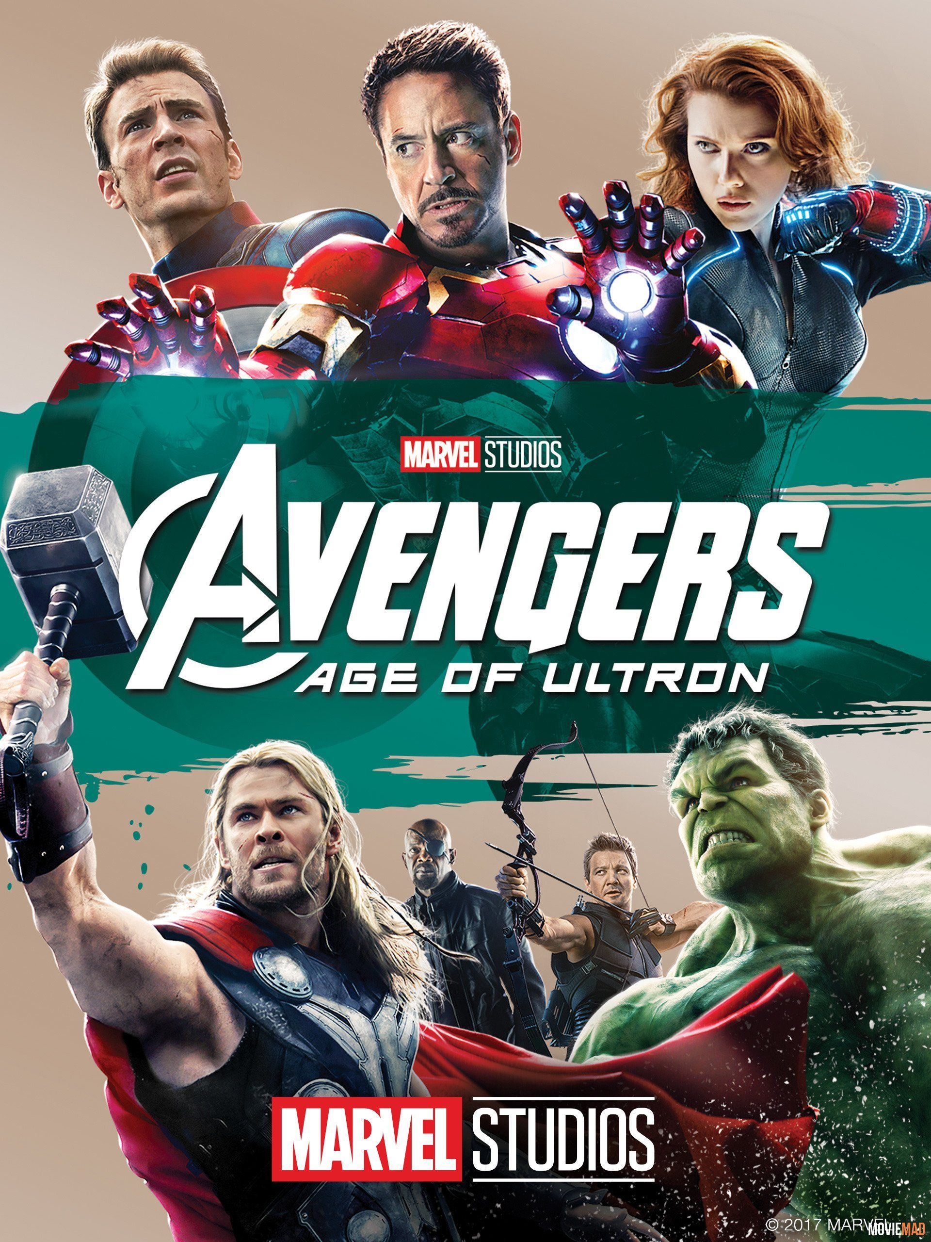 Avengers: Age of Ultron 2015 Hindi Dubbed BluRay Full Movie 720p 480p