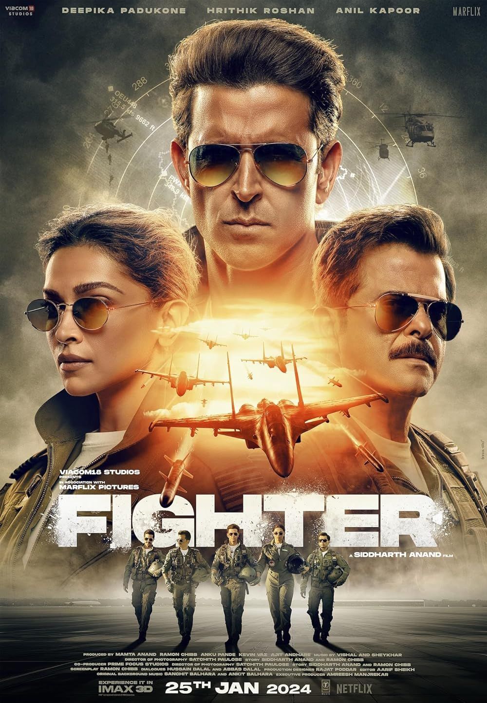 Fighter (2024) Hindi ORG pDVDRip Full Movie 720p 480p
