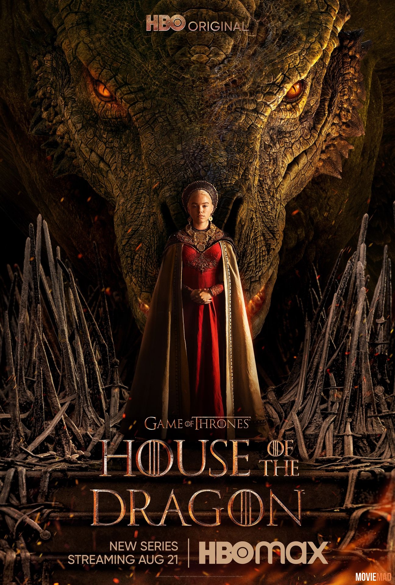 House Of The Dragon S01E01 (2022) English HBOMAX HDRip 720p 480p