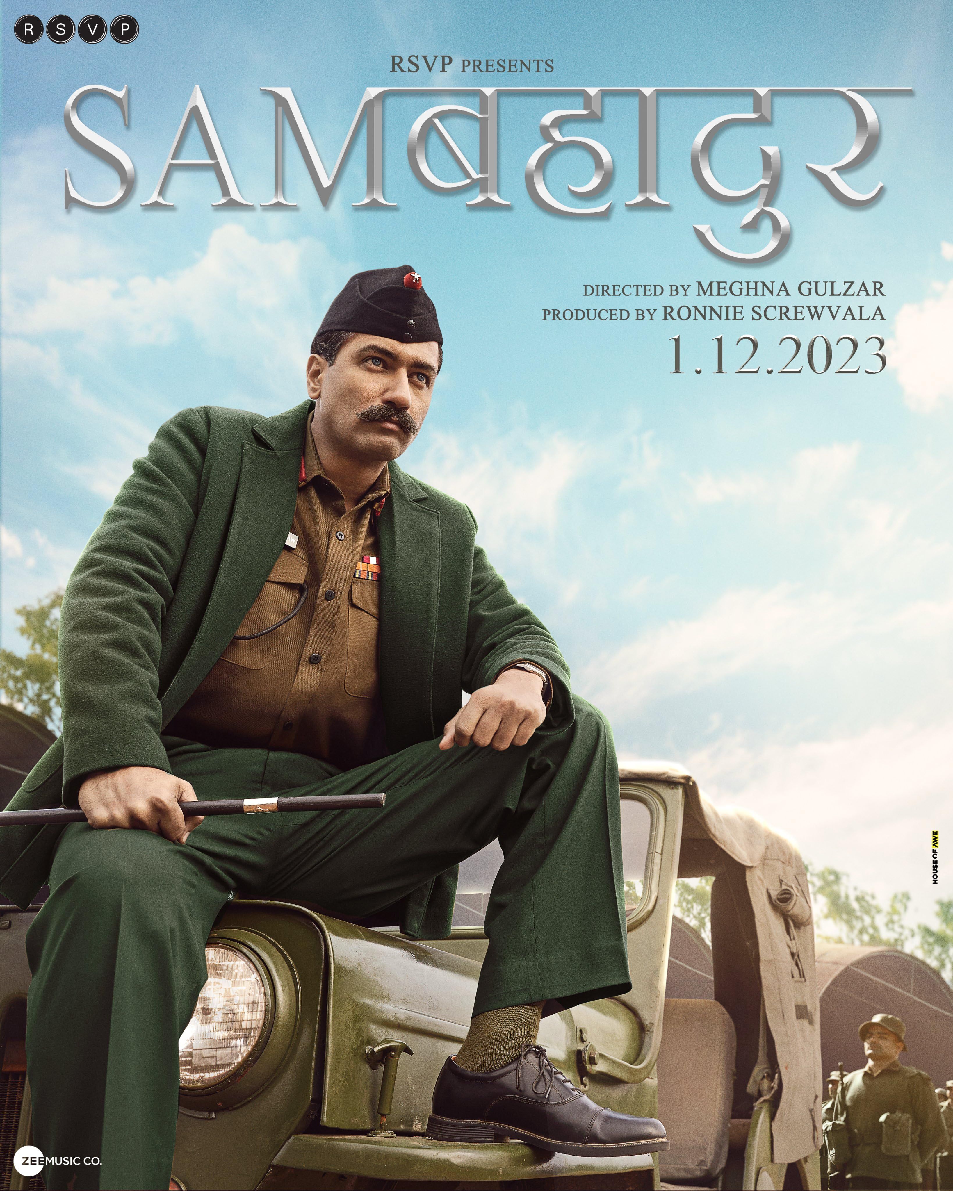 Sam Bahadur (2023) Hindi ORG HDRip Full Movie 720p 480p