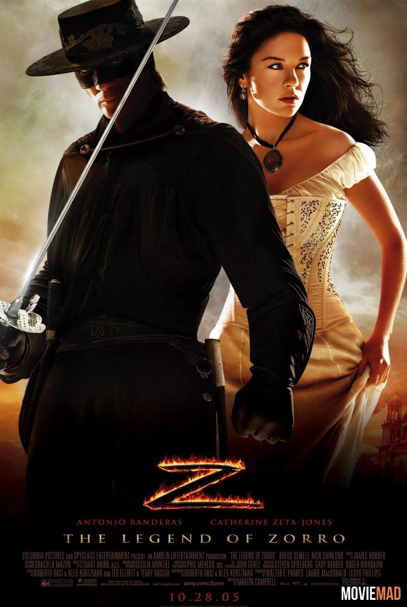 The Legend of Zorro 2005 Hindi Dubbed BluRay Full Movie 720p 480p