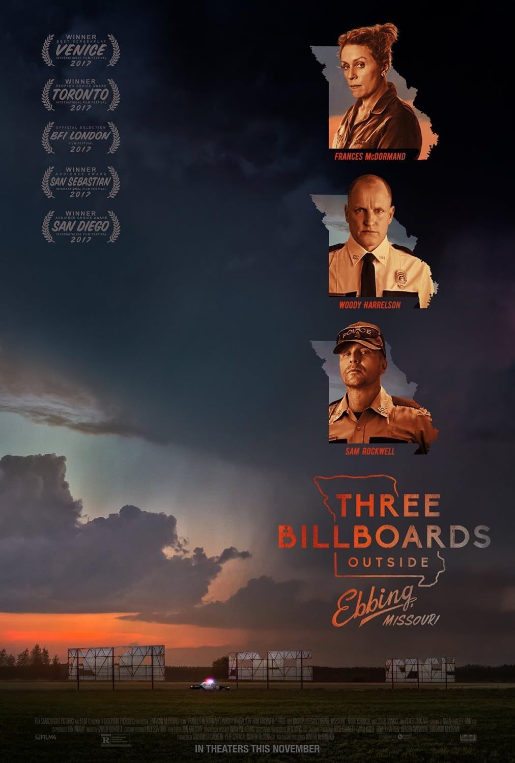 Three Billboards Outside Ebbing, Missouri (2017) Hindi Dubbed ORG BluRay Full Movie 720p 480p