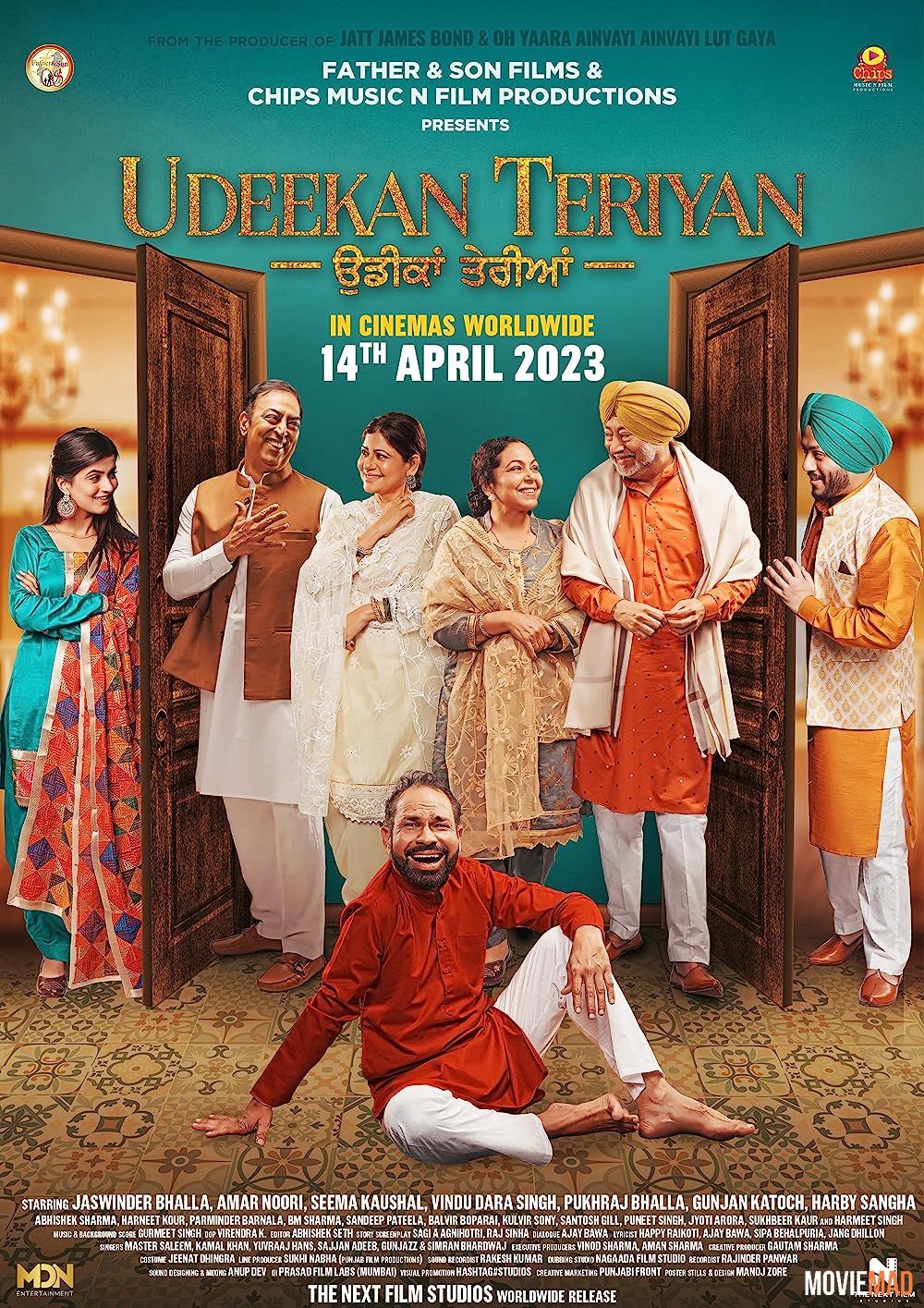 Udeekan Teriyan (2023) Punjabi ORG HDRip Full Movie 720p 480p
